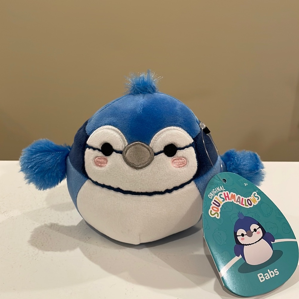 NWT 5” Babs the Blue Jay Bird Squishmallow